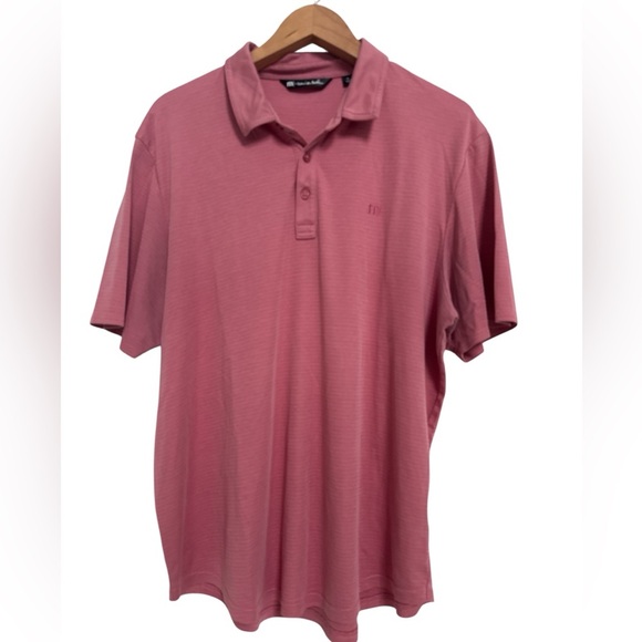 Travis Mathew Men’s Golf Polo Red/Rose Short Sleeve Size XL - Picture 1 of 5